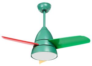Stropní ventilátor se světlem STRAWBERRY s dálkovým ovládáním Pestrá