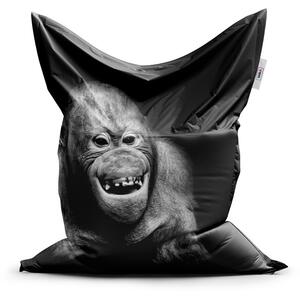 Sedací vak Classic orangutan - dětský, šedá / černá
