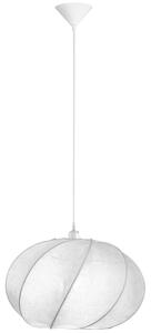 Bílé závěsné světlo Nova Luce Bora 45 cm
