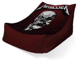 Sedací vak Lounge Metallica Death Metal - dětský, černá