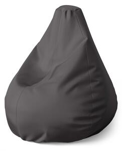 Sedací vak Pear charcoal - dětský, antracit