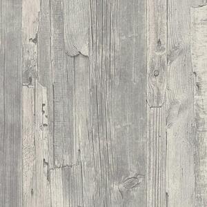Vliesové tapety na zeď IMPOL 95405-4 Wood and Stone 2, dřevo vintage šedé, rozměr 10,05 m x 0,53 m, A.S.Création