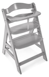 Hauck Jídelní židlička dřevěná Alpha+ Grey