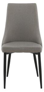 Jídelní židle Leone, 2ks, šedá, S46,5xD63xV91