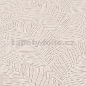 Vliesové tapety na zeď IMPOL Paradisio 2 10125-02, listy bílo-krémové, rozměr 10,05 m x 0,53 m, Erismann