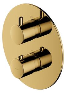 OMNIRES - Termostatická sprchovo-vanová baterie Y - podomítková - zlatá
