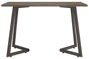 Jídelní stůl Exter - MDF a železo - 120x60x74 cm | šedý