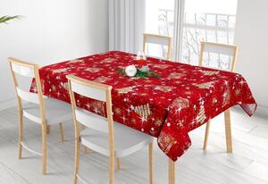 Ubrus VÁNOCE Červená,Zlatá 4300/126 - 70x70 cm