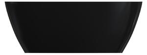OMNIRES - Volně stojící vana Siena M+ - 161 x 81 cm - bílá/černá
