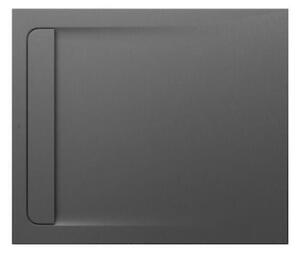Roca Aquos obdélníková sprchová vanička se sifonem 100x90 cm šedá AP6013E838401200