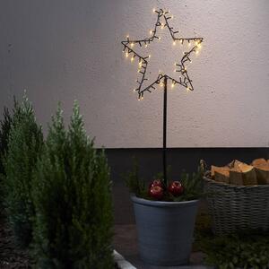 Spiky LED dekorativní hvězda pro exteriér, baterie