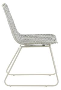 Jídelní židle Cirebon, 2ks, bílá, S48xD61xV80