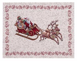 Tegatex Gobelínové prostírání Vánoční- Santa Claus na saních 35*45 cm
