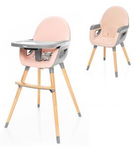 Zopa dětská židlička Dolce 2 Pink/Grey