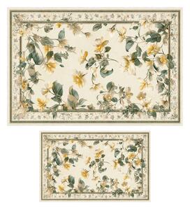 Béžové koupelnové předložky v sadě 2 ks 60x100 cm – Foutastic