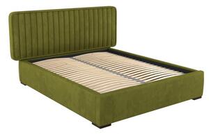 Čalouněná postel 140x200 cm Aria (zelená). Vlastní profesionální přeprava až k Vám domů 1041782