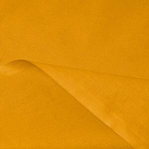 Goldea bavlněná jednobarevná látka - plátno suzy - hořčicová 145 cm