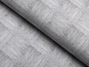 PVC ubrus metráž š. 140 cm PV-007 Provázkový patchwork šedý
