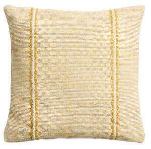 Kave Home Žlutý povlak na polštář Drati 45 x 45 cm