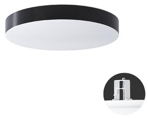 OSMONT DEL52618 DELIA CV2 stropní/nástěnné plastové polovestavné svítidlo bílá / bílo - černá IP44 2x25W E27 HF