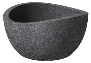 Scheurich Květináč Wave Globe Bowl (Black Granit) (100206931001)