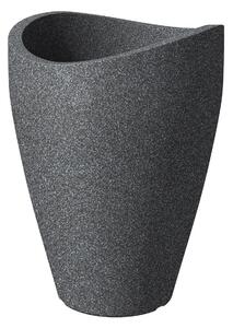 Scheurich Květináč Wave Globe High (Black Granit) (100206932001)