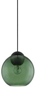 Nova Luce Midori E27 závěsné skleněné svítidlo Zelená