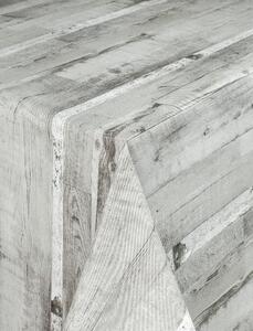 Ubrus PVC 7742220, metráž, 20 m x 140 cm, dřevěné desky šedé, IMPOL TRADE