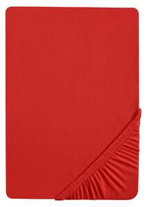 Biberna Žerzejové napínací prostěradlo (90-100 x 200 cm, červená) (100226989017)