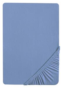 Biberna Žerzejové napínací prostěradlo (90-100 x 200 cm, modrá) (100226989023)