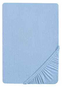 Biberna Žerzejové napínací prostěradlo (140-160 x 200 cm, ledově modrá) (100226989021)
