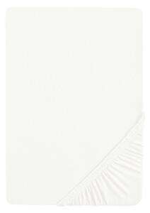 Biberna Žerzejové napínací prostěradlo (90-100 x 200 cm, bílá) (100226989002)