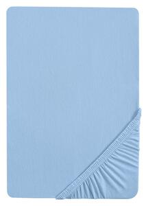 Biberna Žerzejové napínací prostěradlo (90-100 x 200 cm, ledově modrá) (100226989020)