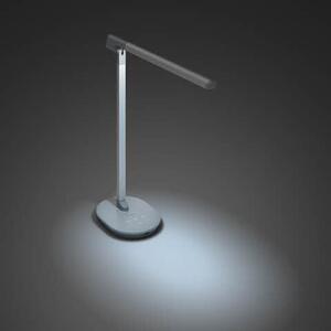 Sword stolní LED lampa 1x14W 450lm 2700/4000/6500K IP20 USB, krokové stmívání, šedá