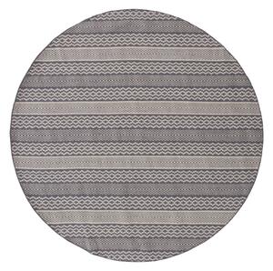 Kulatý koberec Sishu, světle šedý, ⌀200