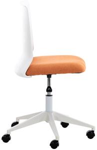 Kancelářská židle Ripon - látkové čalounění | oranžová