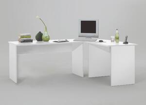 ROHOVÝ PSACÍ STŮL, bílá, 205/65-155/75 cm MID.YOU - Rohové psací stoly, Online Only