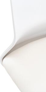 Kancelářská židle Ripon - umělá kůže | bílá