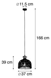 Průmyslová závěsná lampa z oceli - Arti Wire
