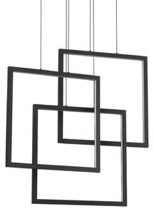 Ideal lux Frame LED závěsné svítidlo ČernáČtvercové