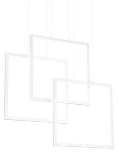 Ideal lux Frame LED závěsné svítidlo BíláČtvercové
