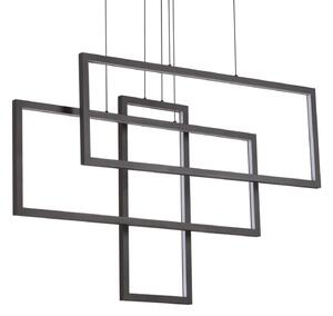 Ideal lux Frame LED závěsné svítidlo ČernáObdelníkové