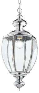 Ideal lux Norma E27 antické závěsné svítidlo Chromová