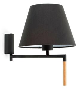 FARO RON nástěnná lampa, tmavě šedá/černá