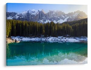 Obraz - Jezero Karersee (70x50 cm)