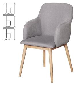 Wohnling Jídelní židle (světle šedá) (100235621002)