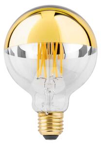LED žárovka G95 E27 2700K 5.6W Zlatá