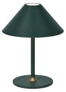 Halo Design 800827 stolní lampa Hygge na baterie, tmavě zelená, 3W, 20cm