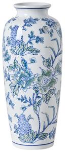 Váza na květiny GUADIX Porcelán 35 cm Bílá/Modrá