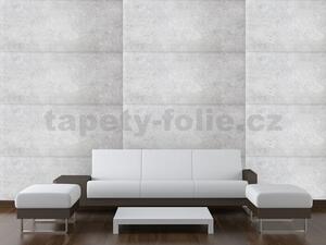 3D panel 4114, cena za kus, rozměr 100 cm x 50 cm, BETON světle šedý, IMPOL TRADE